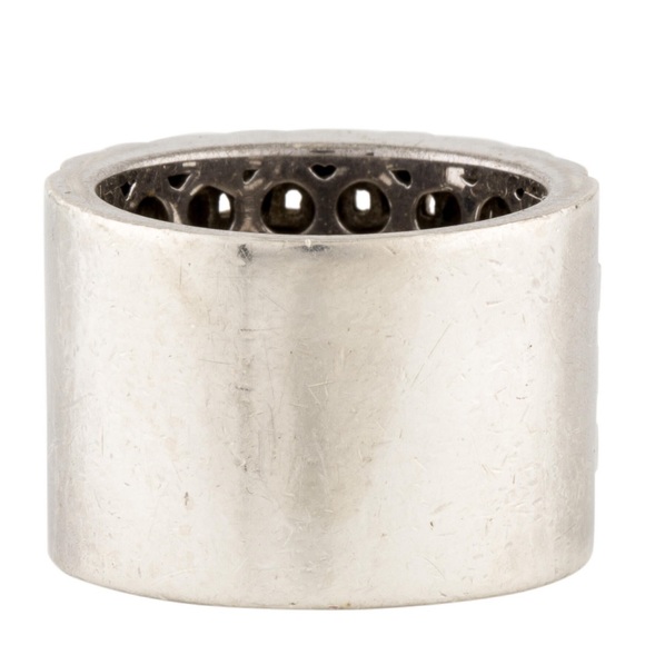 Effy Diamond & sterling silver band sz8 - Picture 3 of 4